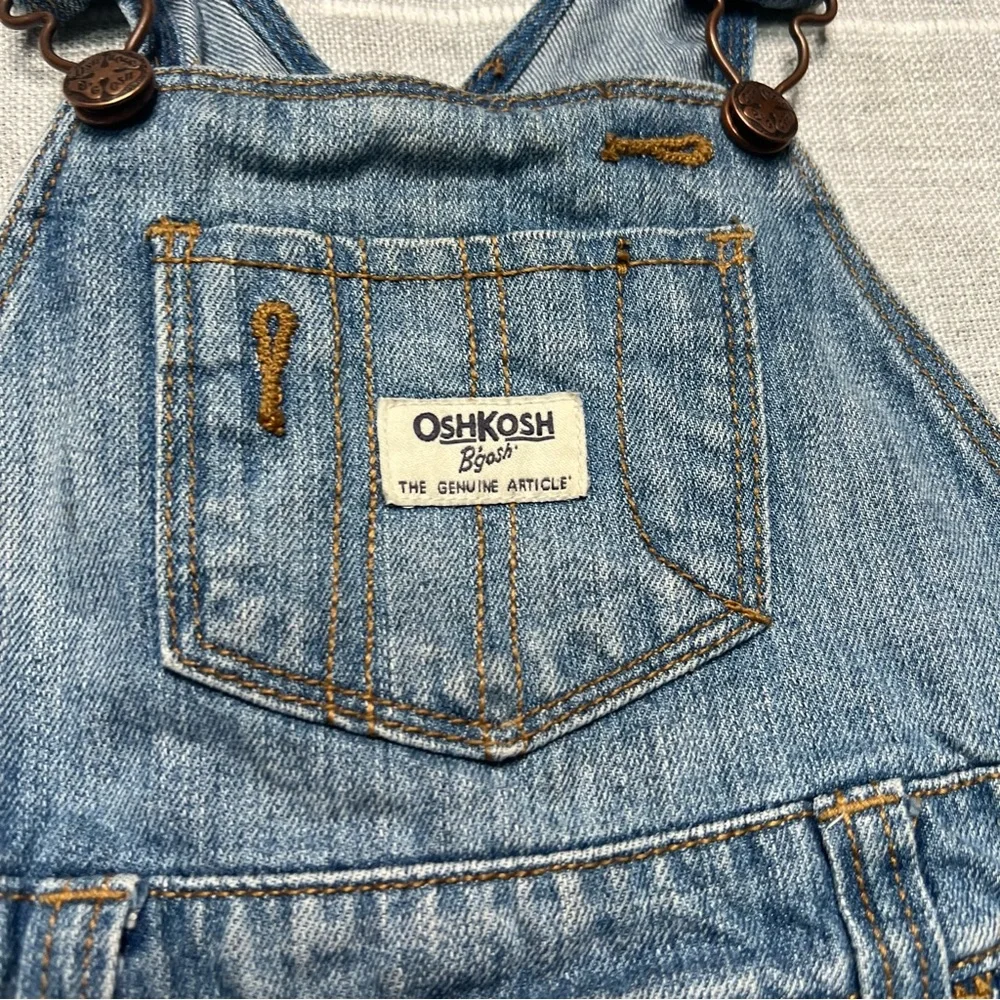 Osh Kosh Bgosh Denim Overalls Shorts Shortalls 18 Months‎